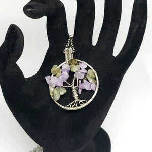 Labradorite & Amethyst Tree of Life - Kalypso's Hazina