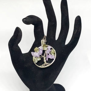 Labradorite & Amethyst Tree of Life - Kalypso's Hazina