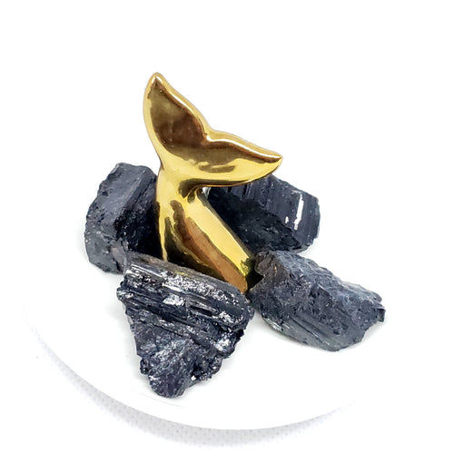 Raw Black Tourmaline Crystal EMF PROTECTION - Kalypso's Hazina