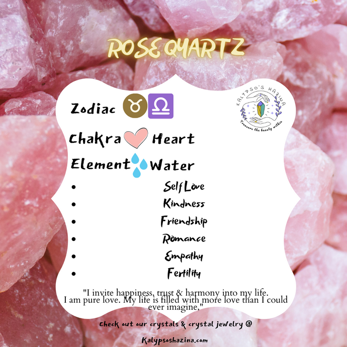 Raw Rose Quartz Crystal of Love