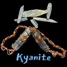 Load image into Gallery viewer, Kyanite Copper Bracelet (or Choker)
